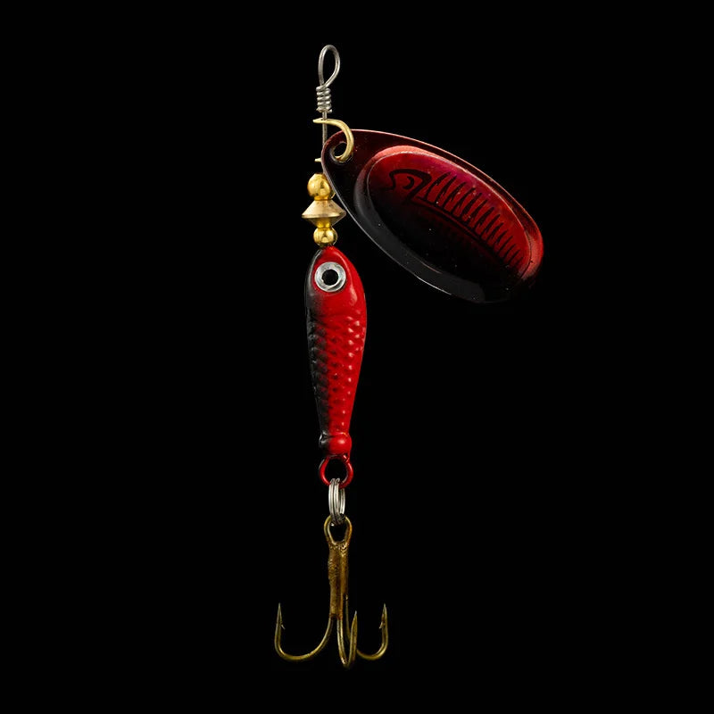 Fishing Spinner Lure Metal Rotating Blade Artificial Bait Hard Lure for Bass Trout Pike Freshwater Predator Fishing Casting Lure