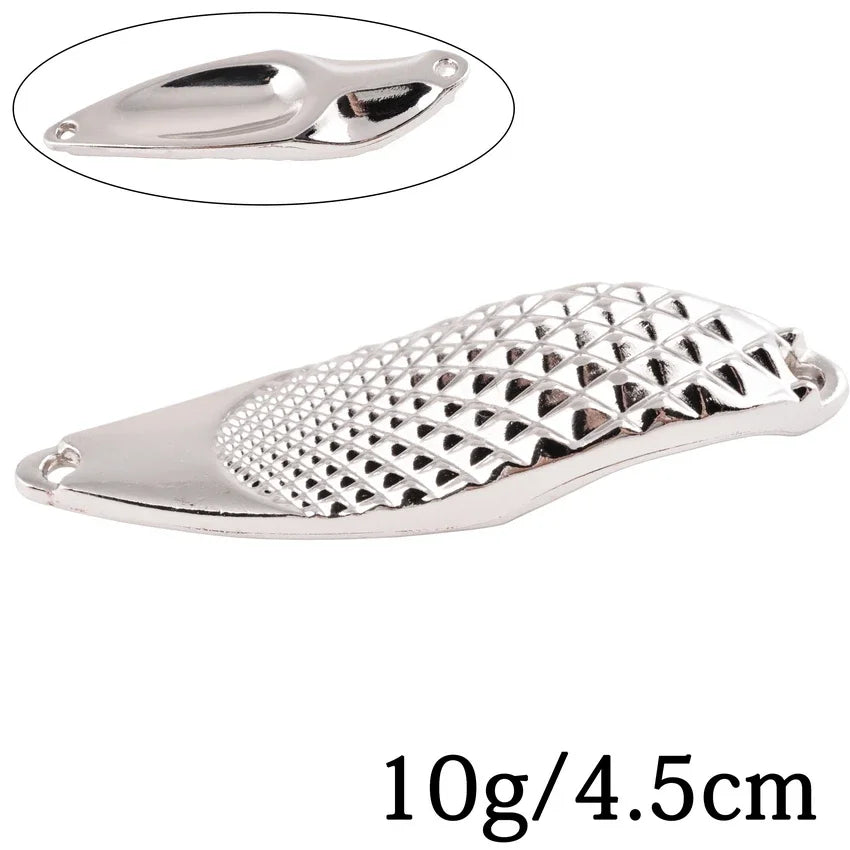1pcs Metal Lure 3g/5g/7g/10g/15g/20g Fishing Lures Wobbler Spinner Bait Spoon Artificial Bass Hard Sequin Paillette Metal Lures