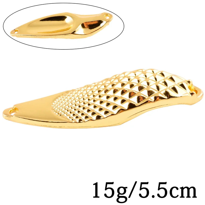 1pcs Metal Lure 3g/5g/7g/10g/15g/20g Fishing Lures Wobbler Spinner Bait Spoon Artificial Bass Hard Sequin Paillette Metal Lures