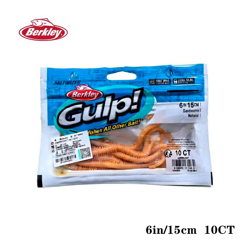 Berkley Saltwater GULP Sea Sandworm Out Fishing Bait 5cm/10cm/15cm Soft Bait Made in USA