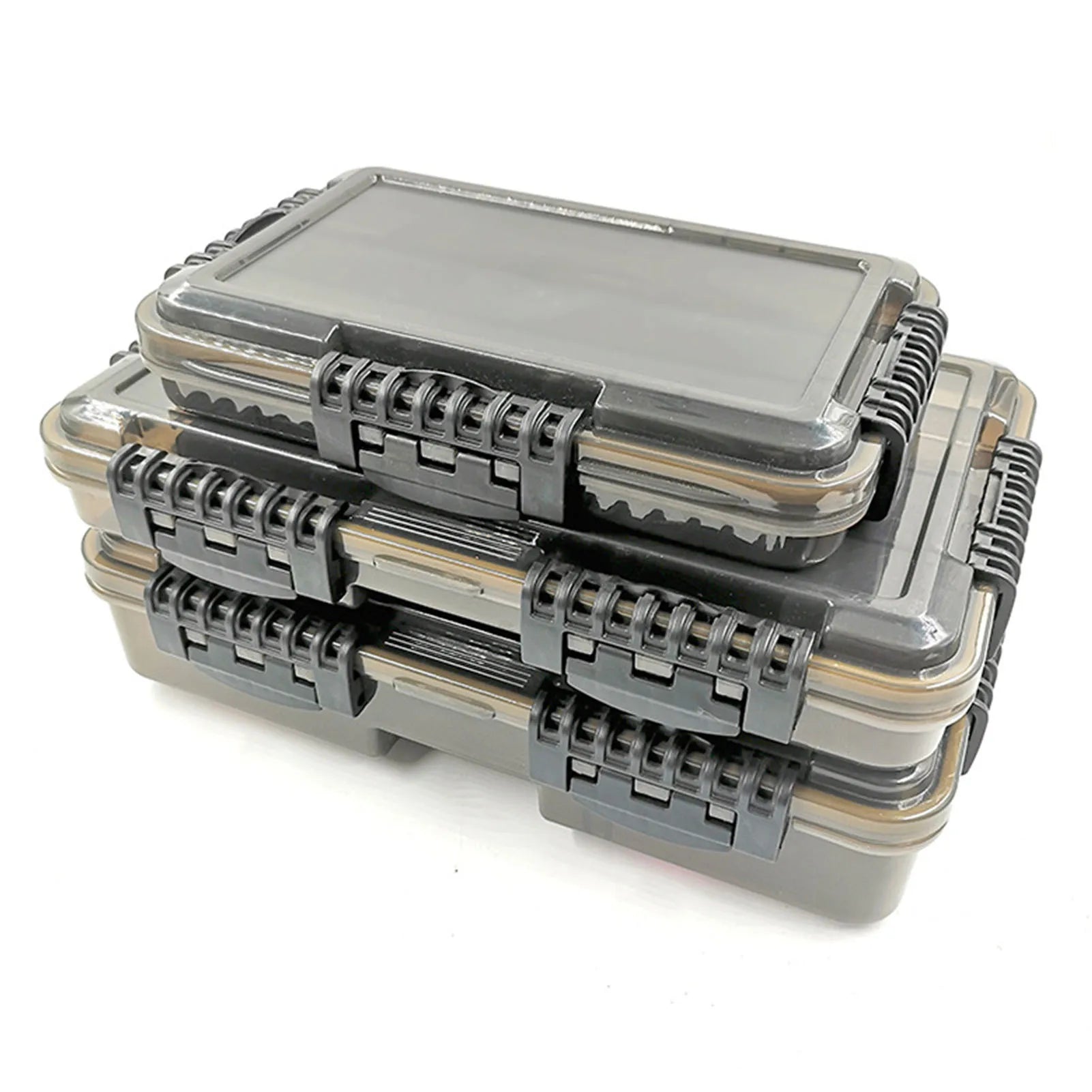 Waterproof Fishing Tackle Box Organizer Removable Dividers Transparent Storage Case For Lures Baits Hooks Anglers Large Capacity