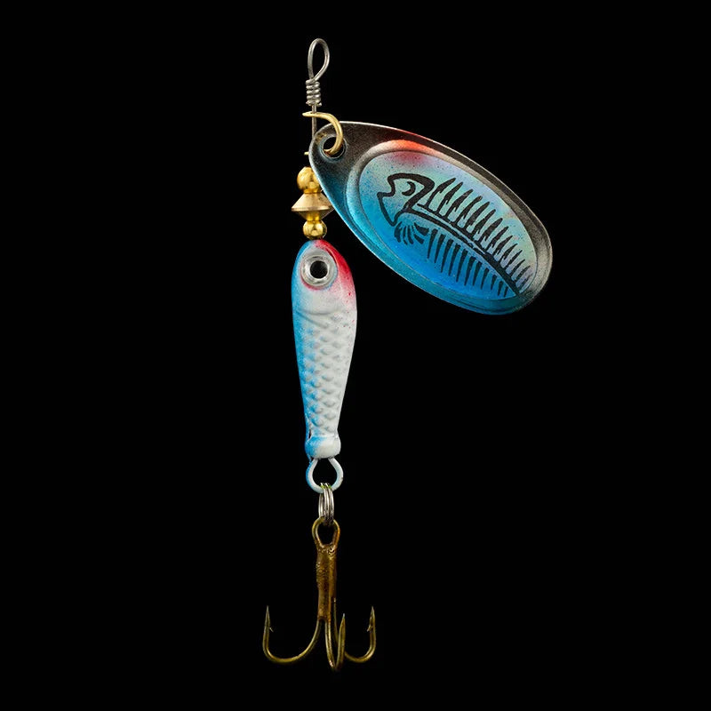 Fishing Spinner Lure Metal Rotating Blade Artificial Bait Hard Lure for Bass Trout Pike Freshwater Predator Fishing Casting Lure