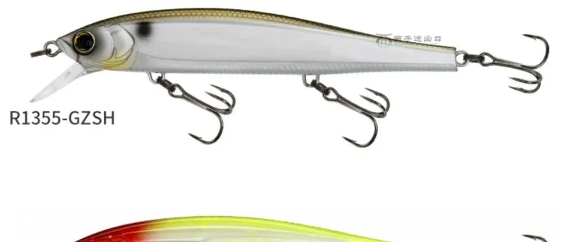 Japan YO-ZURI 3DB Prism R1355 Floating Minnow Cocked Bass Lure Iron Plate Hard Bait