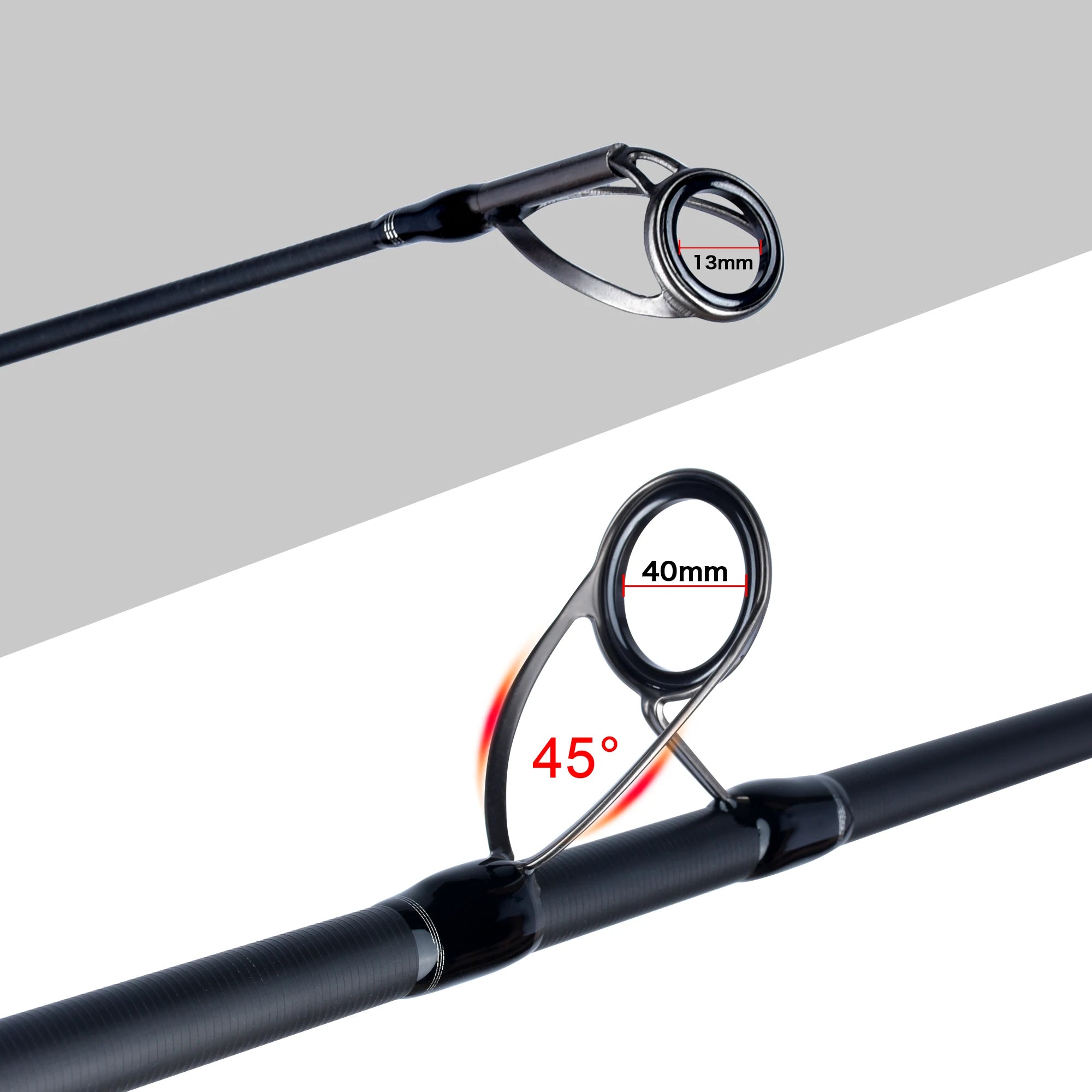BIUTIFU BIGFISH Carp Fishing Rod 4.5/4.2/3.9/3.6/3.0m T800 Carbon 3.5lbs Throwing 40-200g Travel Surfcasting Spinning Hard Pole