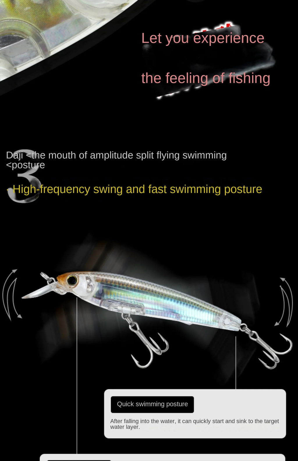 Japan YO-ZURI Minnow 3D Prism Refraction R1409 Bass Cocked Mouth Shallow Water Lure Hard Bait Lure