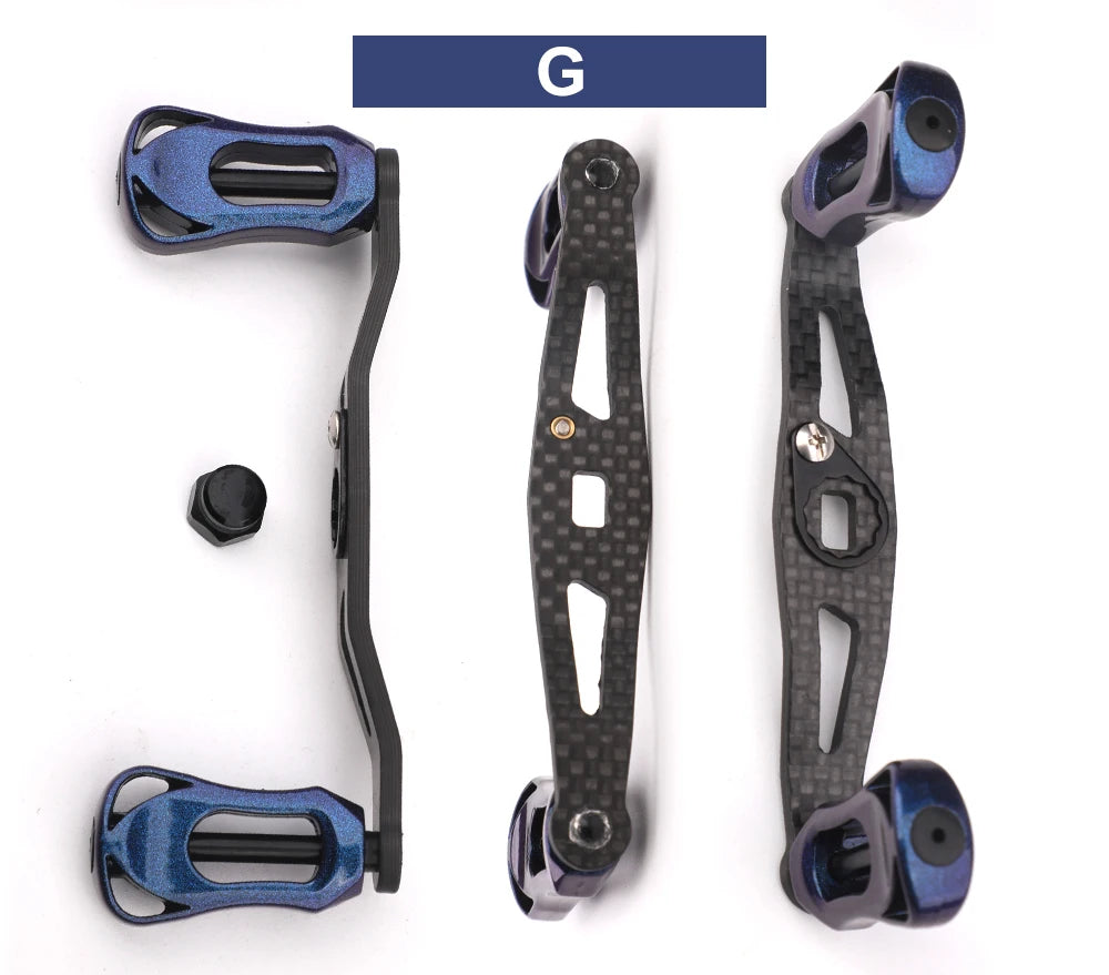ROLLFISH Fishing Reel Handle Rocker Arm Carbon Fiber Light Weight 19-29g Ergonomic Design Multicolor Fishing Tools Accessories