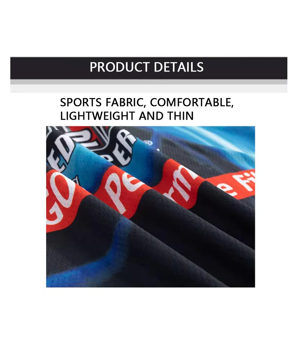 New Rapala Fishing Suit Short Sleeve T-Shirt Sleeve Protector Red Black Suit Racing Suit