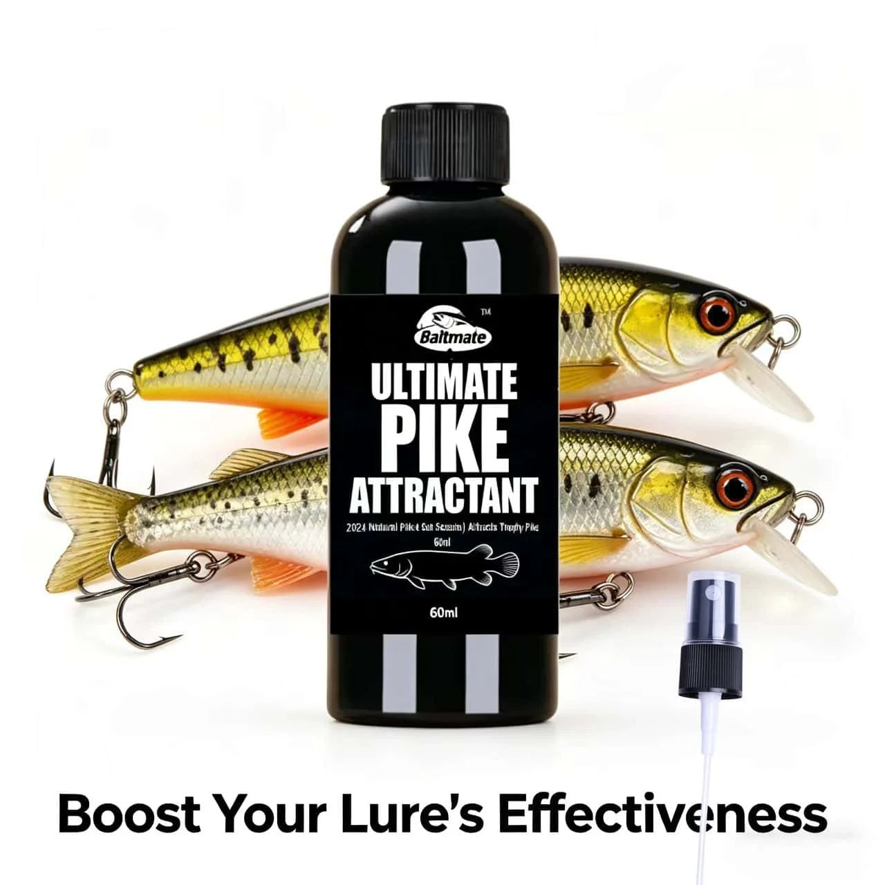 60ml/120ml Fish Hormone Food Bait, Sea Fishing Attractant Spray, Fishing Lure, Obstacle-free Big Fish Actively Strikes the Hook