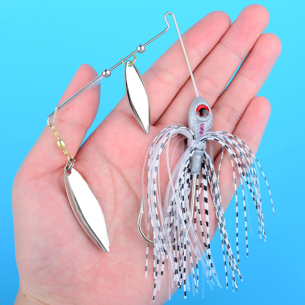 Fishing Lure 16.5/21g Wobblers Lures Spinners Spoon Bait for Pike Peche Tackle All Artificial Baits Metal Sequins Spinnerbait