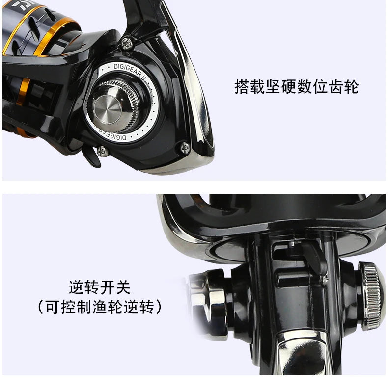 DAIWA Fishing Reel MISSION CS 2000-4000 New Size ABS Machined Aluminium Spool 2KG-6KG Power 3+1BB