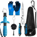 RALERA Complete Fishing Pliers Accessory Set:  Fishing Gloves, Pliers, Fish Grippers,Protect Pliers Sheath,Fish Tape Measure