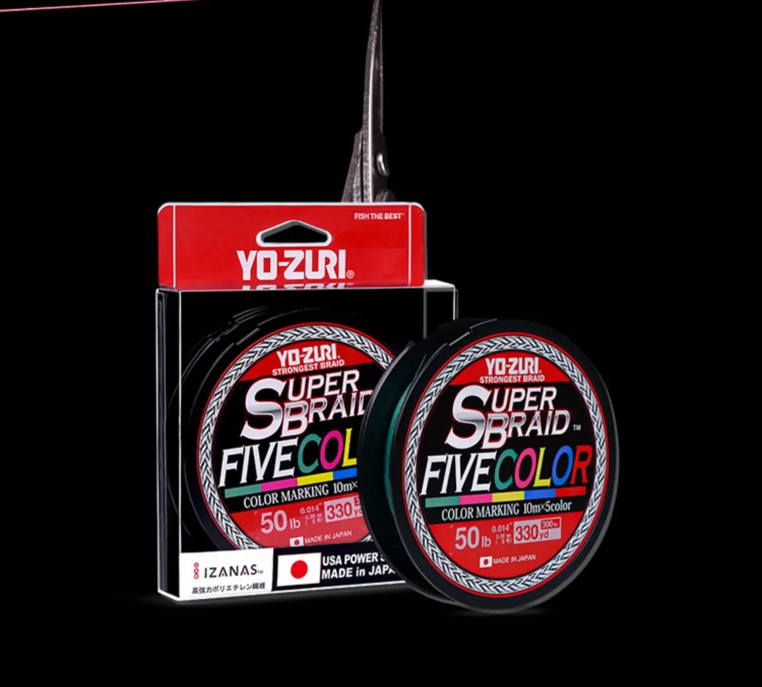 YO-ZURI PE Fishing Line Wear-resistant Anti-bite Luya Leading Main Line Sub-line Strong Tensile Force