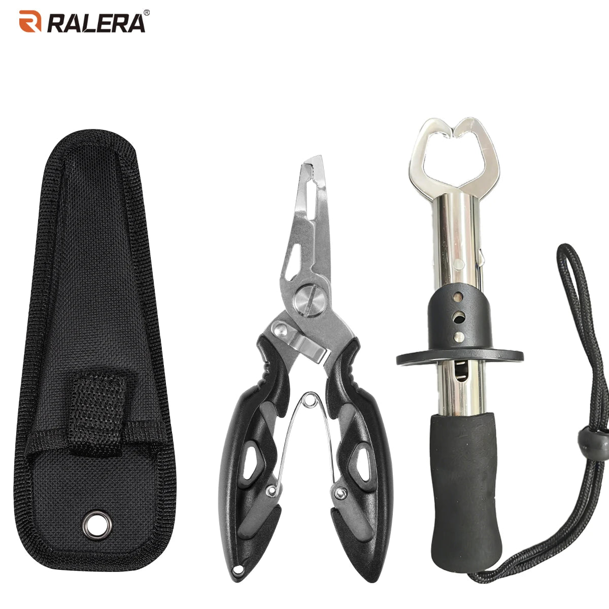 RALERA Fishing Tool Set  Fishing Pliers & Fish Gripper  Multifunctional Fishing Gear with Storage Bag