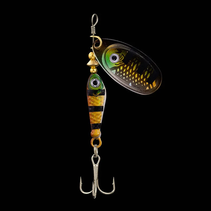 Fishing Spinner Lure Metal Rotating Blade Artificial Bait Hard Lure for Bass Trout Pike Freshwater Predator Fishing Casting Lure