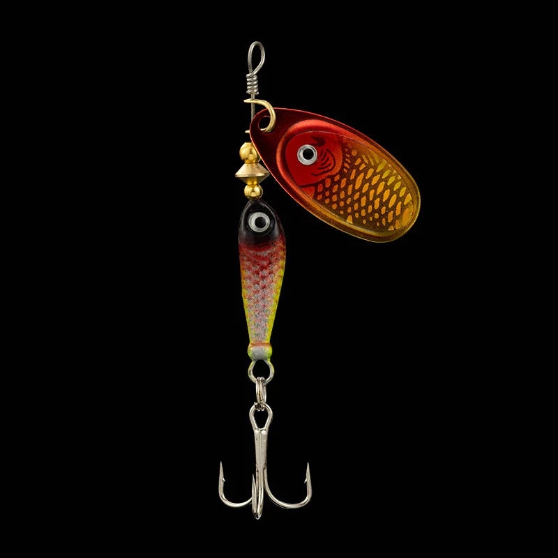 Fishing Spinner Lure Metal Rotating Blade Artificial Bait Hard Lure for Bass Trout Pike Freshwater Predator Fishing Casting Lure
