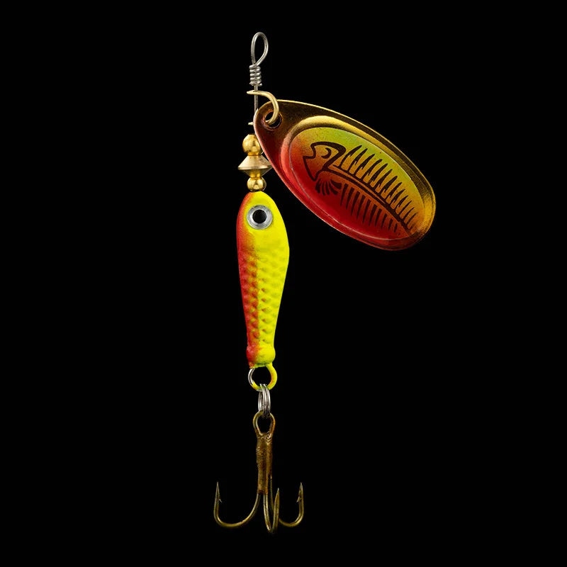 Fishing Spinner Lure Metal Rotating Blade Artificial Bait Hard Lure for Bass Trout Pike Freshwater Predator Fishing Casting Lure