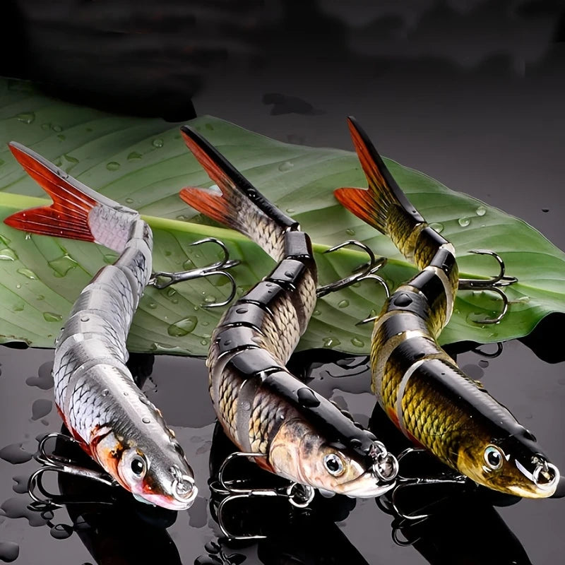 Fishing Lures Multi Jointed Swimbait Crank Bait Slow Sinking Bionic Artificial Bait Freshwater Saltwater Trout Bass Fishing
