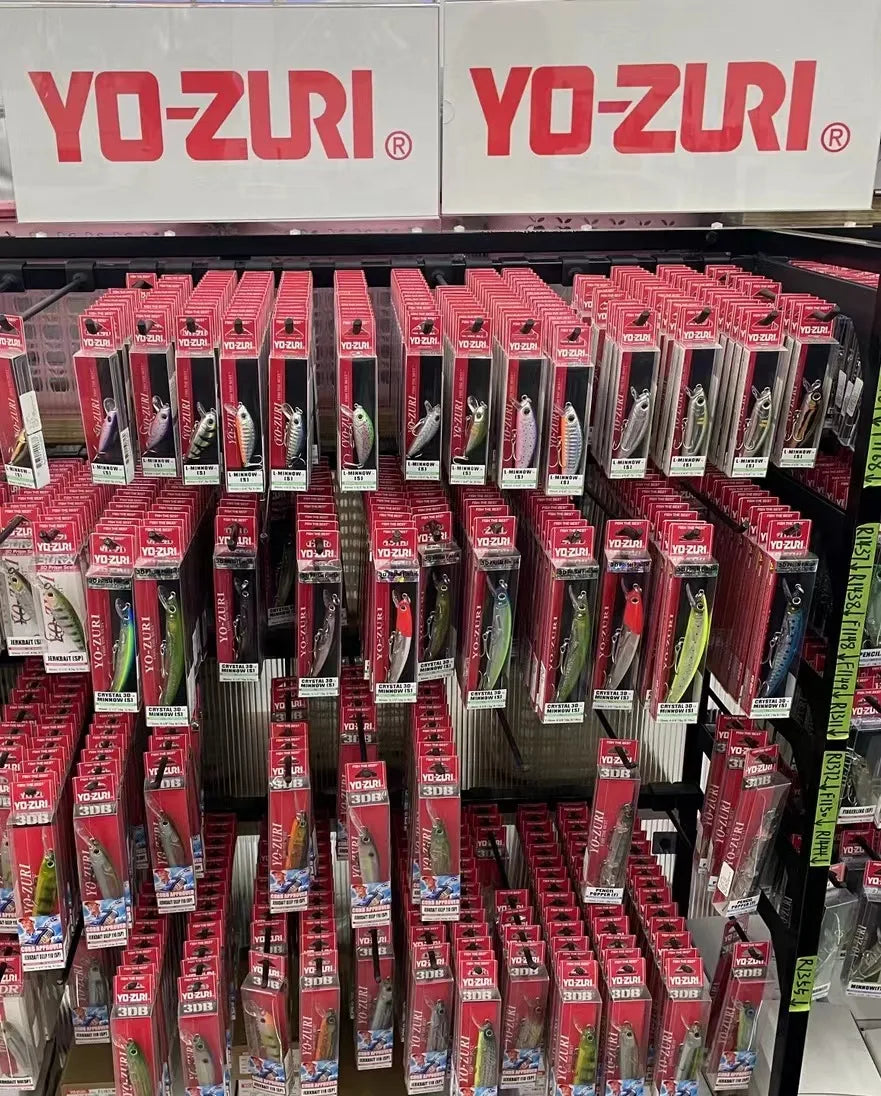 Japan YO-ZURI Minnow 3D Prism Refraction R1409 Bass Cocked Mouth Shallow Water Lure Hard Bait Lure