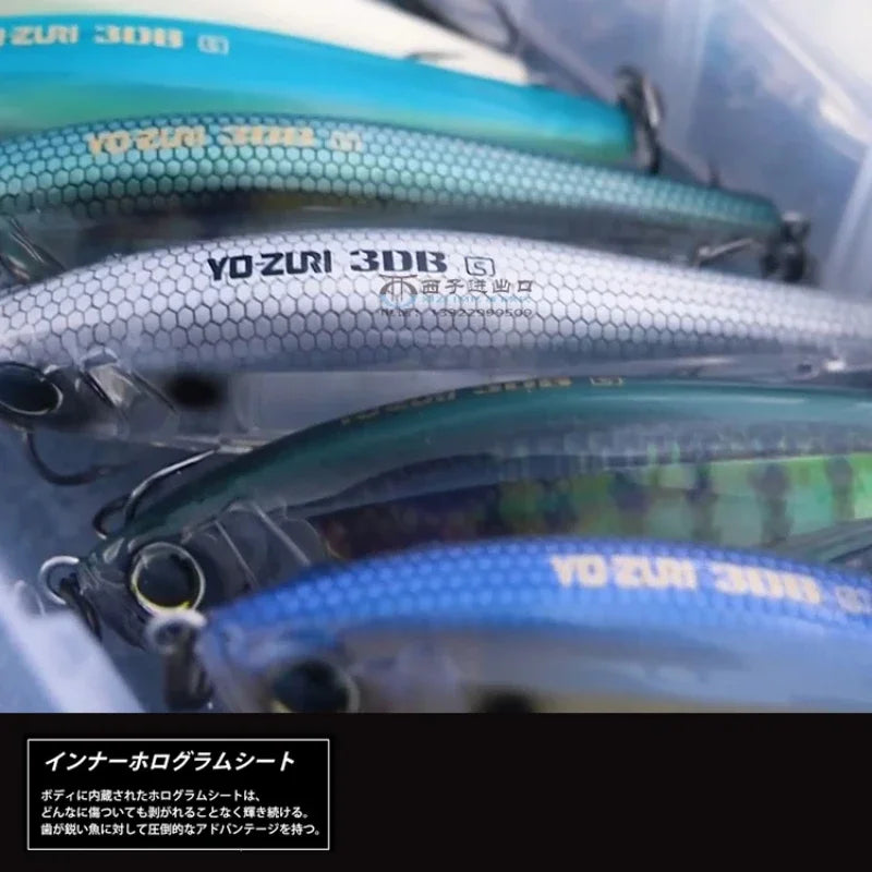Japan YO-ZURI Pencil Sea Fishing 3D Prism R1447 Submerged Pencil Luya Lure Perch Bait Stubborn