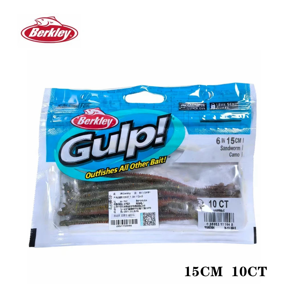Berkley Saltwater GULP Sea Sandworm Out Fishing Bait 5cm/10cm/15cm Soft Bait Made in USA